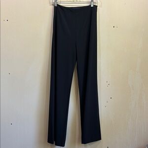 Piazza Sempione Black Wide Leg Palazzo Pants Size 40